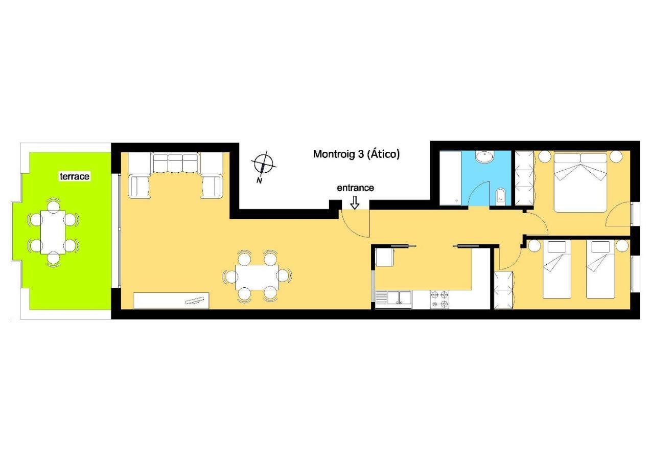 Apartamento Montroig 3 Atico Sitges Eksteriør billede